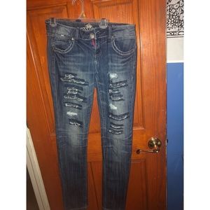 Almost Famous cute ripped jeans!!